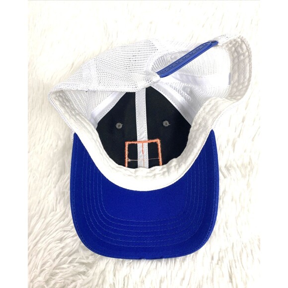 Captivating Hat Boise State Broncos Snapback Trucker Cap Blue White One Size - Picture 5 of 9